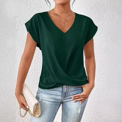 Amelie Fleur Everyday Top with Draped Front
