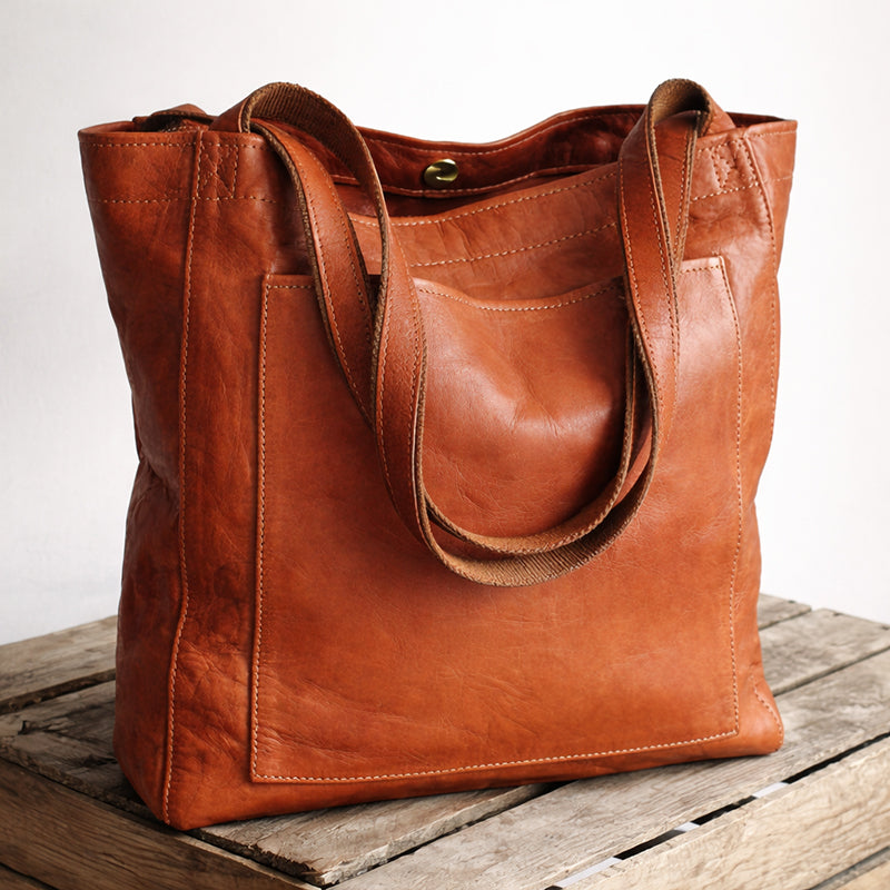 Amelie Fleur Faux Leather Tote Bag