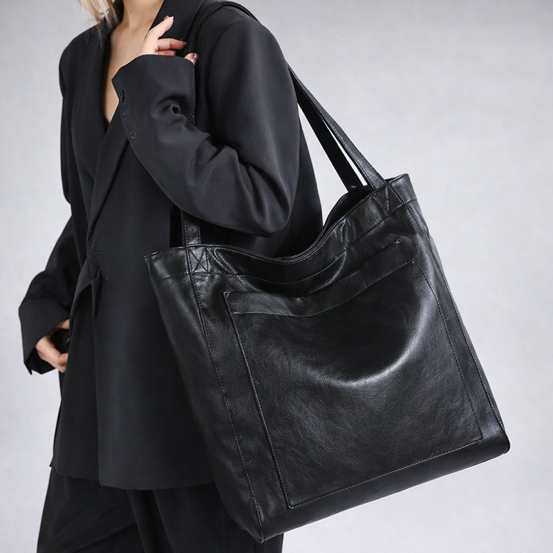 Amelie Fleur Faux Leather Tote Bag