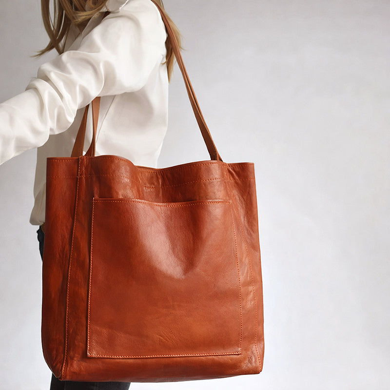Amelie Fleur Faux Leather Tote Bag