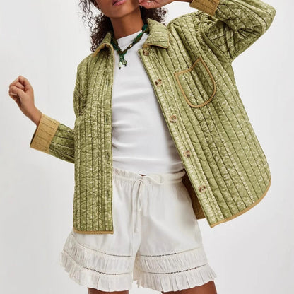 Amelie Fleur Modern Quilted Jacket