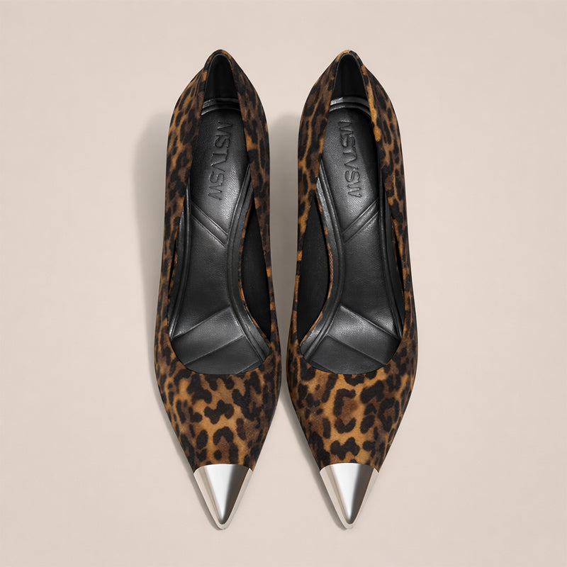 Amelie Fleur Pointed Toe Stiletto Heels