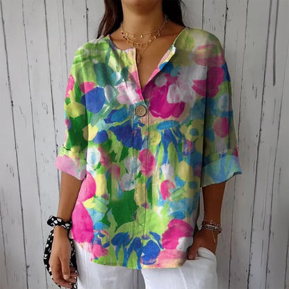 Amelie Fleur Pop Nouveau Blouse