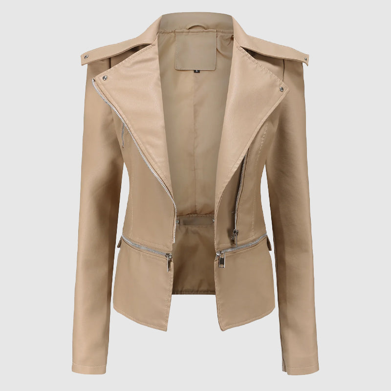 Amelie Fleur Rebel Leather Jacket