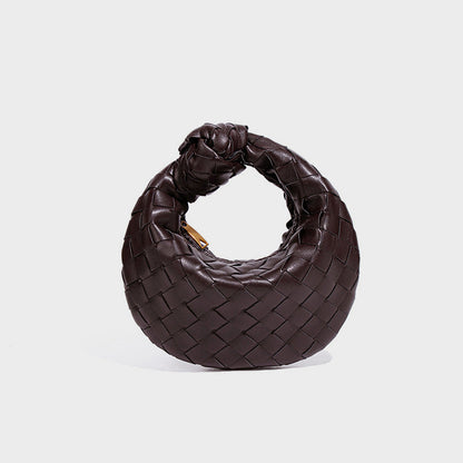 Amelie Fleur Small Woven Top-Handle Bag