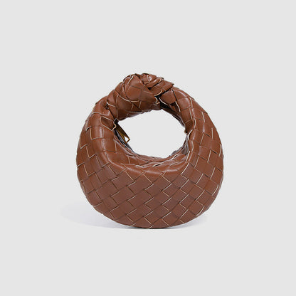 Amelie Fleur Small Woven Top-Handle Bag