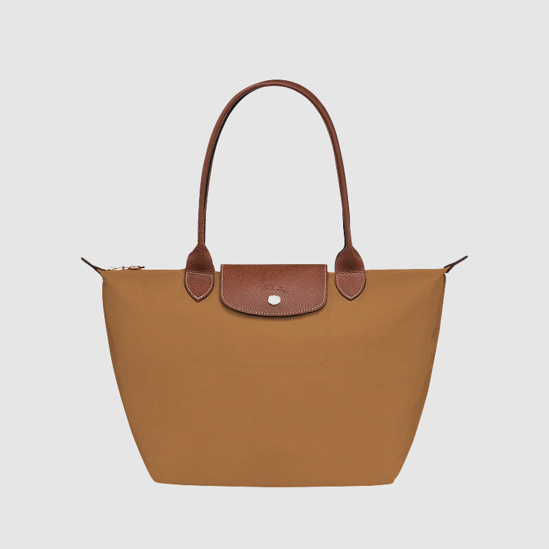 Amelie Fleur Tote Bag with Leather Trim