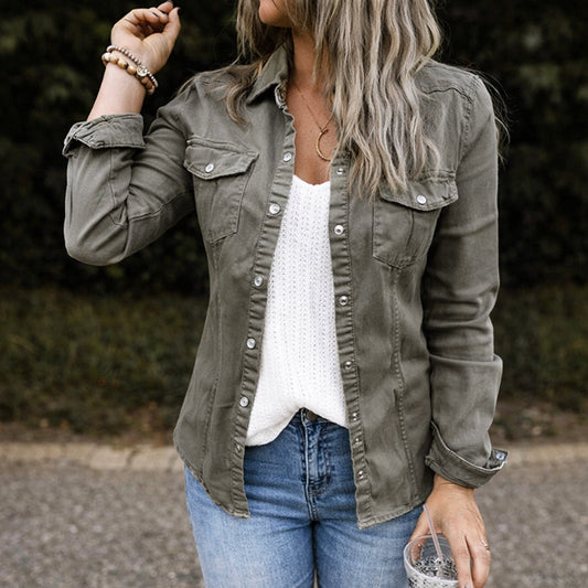 Amelie Fleur Utility Shirt Jacket