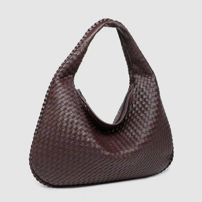 Amelie Fleur Woven Hobo Shoulder Bag