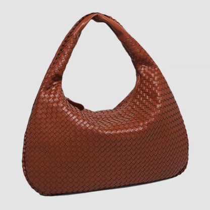 Amelie Fleur Woven Hobo Shoulder Bag