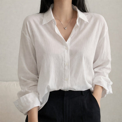 Amelie Fleur Long Sleeve Stripe Pattern Shirt