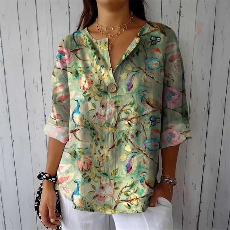 Amelie Fleur Pop Nouveau Blouse