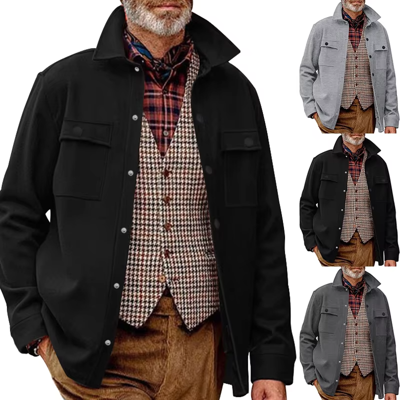 American Retro Men Cargo Jacket