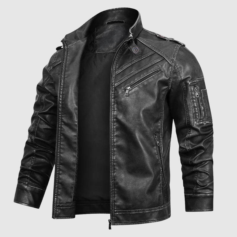 Vanguard Biker Streetwear Leather Jacket