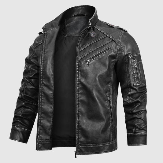 Vanguard Biker Streetwear Leather Jacket