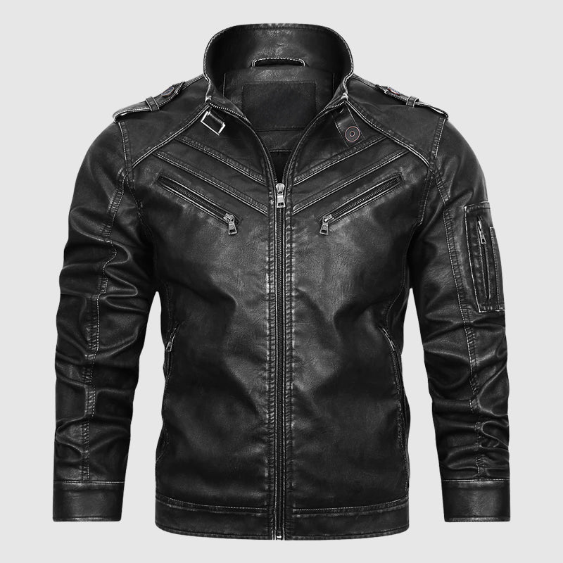 Vanguard Biker Streetwear Leather Jacket