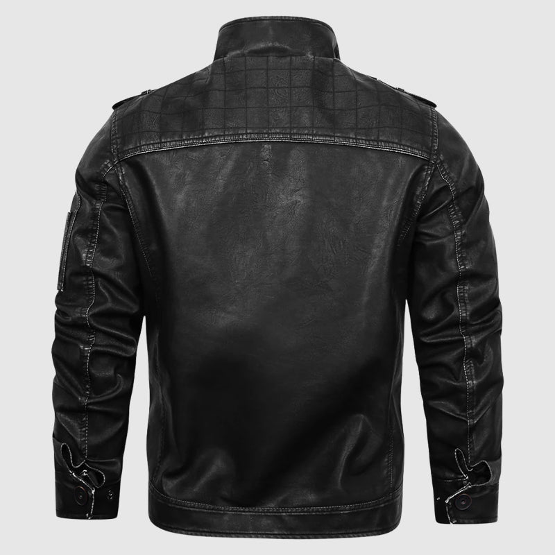 Vanguard Biker Streetwear Leather Jacket