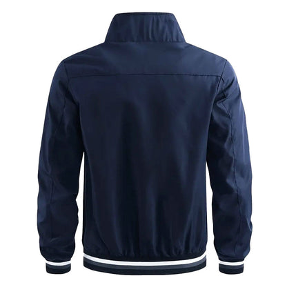 Autumn Zippered Windbreaker Jacket for Men