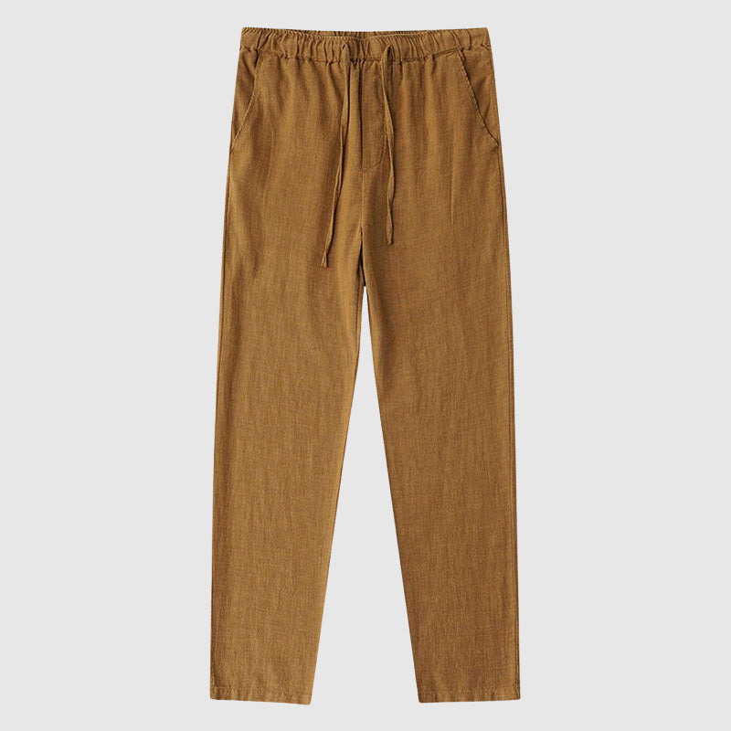 Ben Smith Ankle-Length Linen Pants