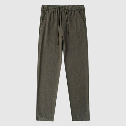 Ben Smith Ankle-Length Linen Pants