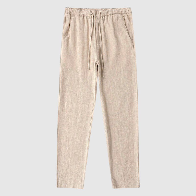 Ben Smith Ankle-Length Linen Pants