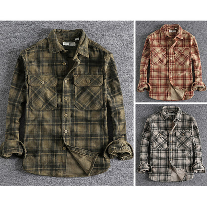 Ben Smith Corduroy Retro Plaid Shirt