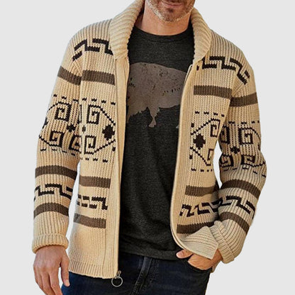 Ben Smith Jacquard Cardigan