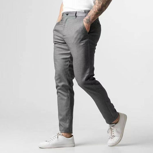 Ben Smith Slim-Fit Pants with Tapered Leg