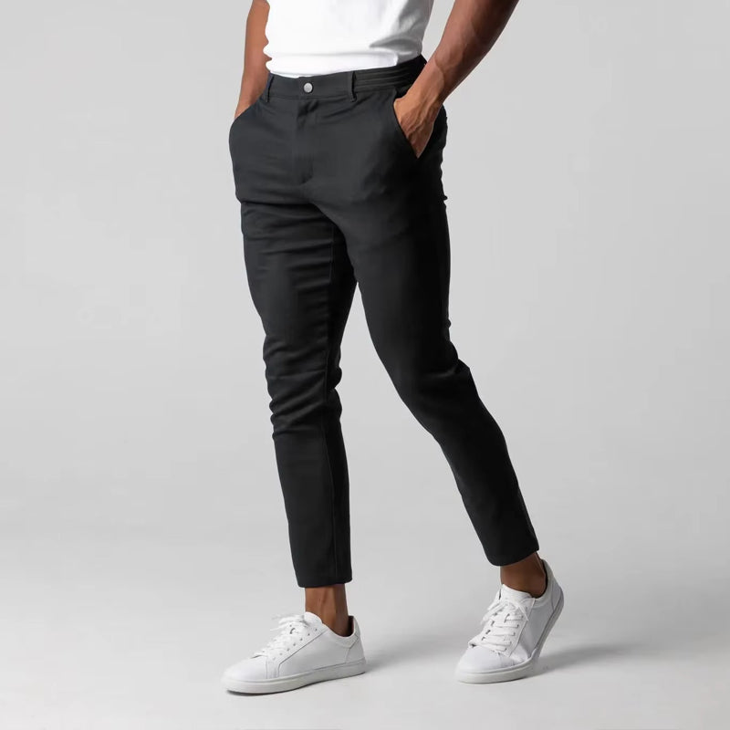 Ben Smith Slim-Fit Pants with Tapered Leg