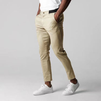 Ben Smith Slim-Fit Pants with Tapered Leg