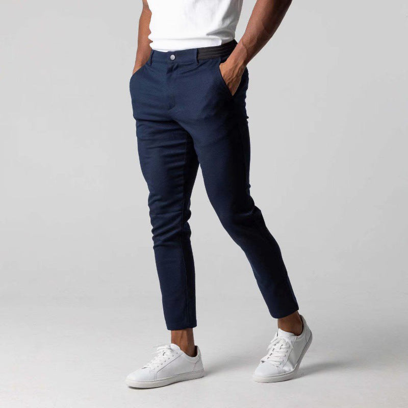Ben Smith Slim-Fit Pants with Tapered Leg
