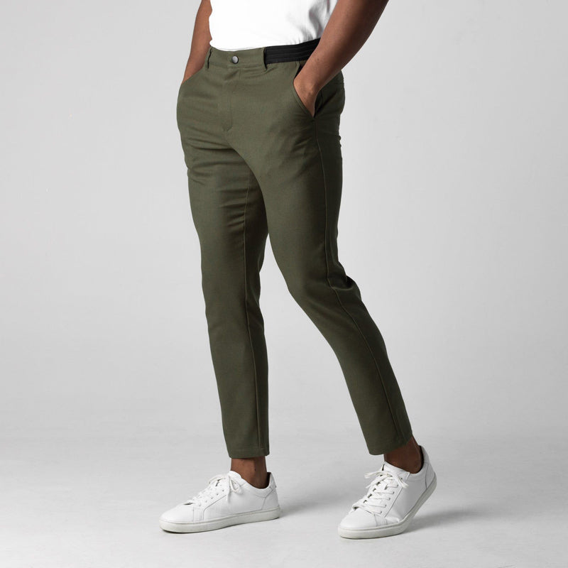 Ben Smith Slim-Fit Pants with Tapered Leg