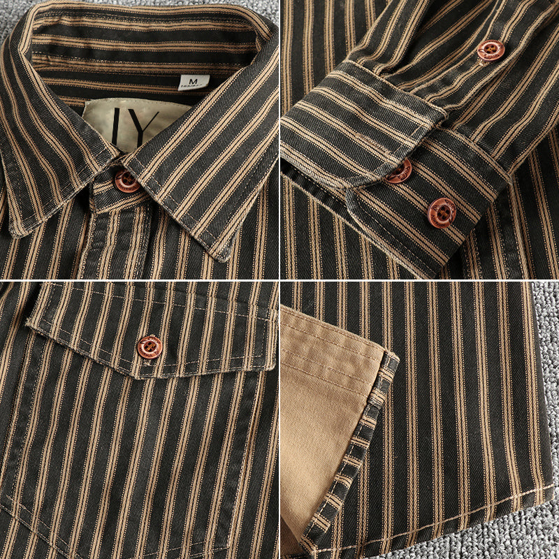 Ben Smith Vintage Stripe Buttoned Shirt
