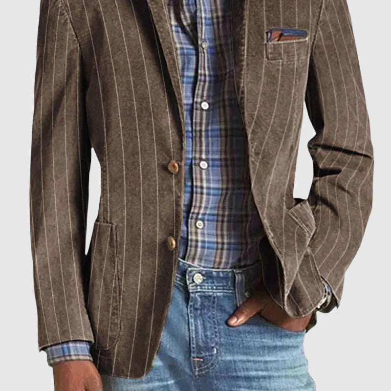 Ben Smith Vintage Striped Blazer