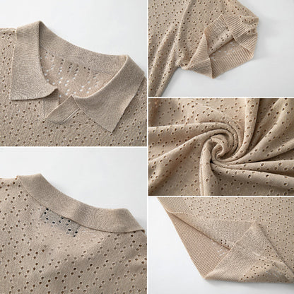 Ben Smith Capri Eyelet Knit Polo