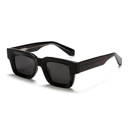 Boxy Square Sunglasses with Thick Frames