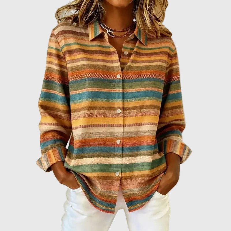 Camille Martin Boho Button-Up Shirt