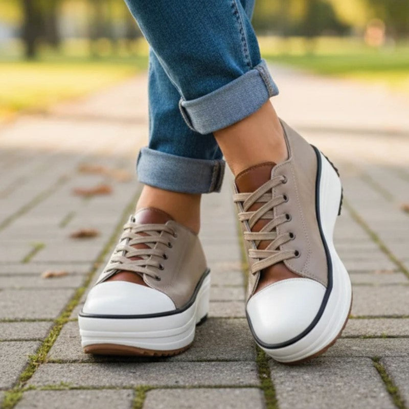 Camille Martin Chunky Sole Lace-Up Sneakers