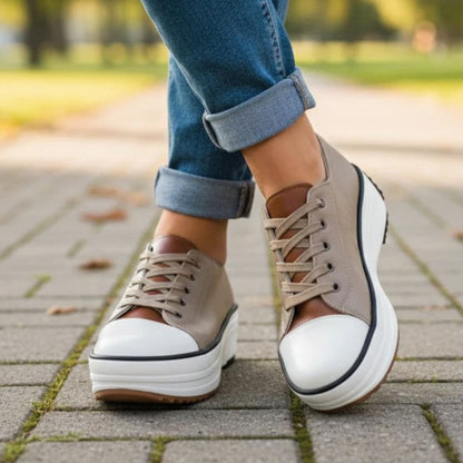 Camille Martin Chunky Sole Lace-Up Sneakers