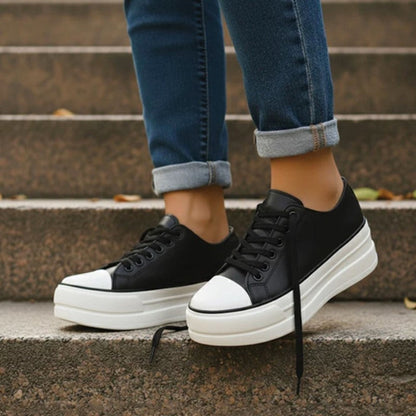 Camille Martin Chunky Sole Lace-Up Sneakers