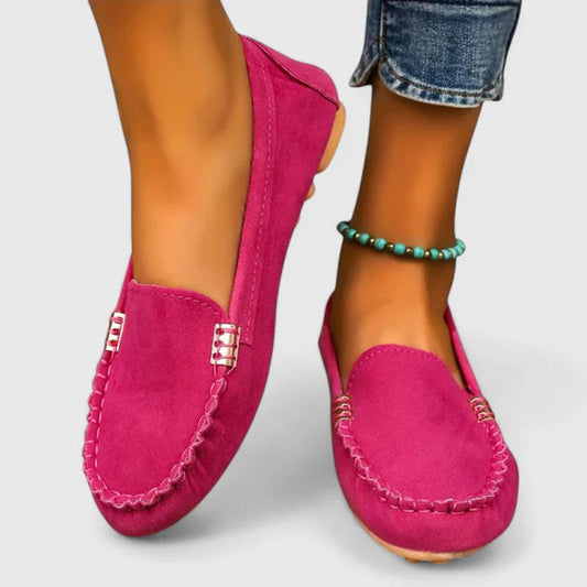 Camille Martin Flats with Hand Stitch Trim
