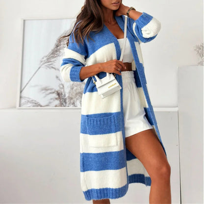 Camille Martin Relaxed Striped Cardigan