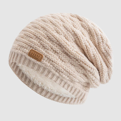 Casual Slouch Beanie with Fleece Lining
