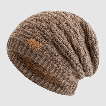 Casual Slouch Beanie with Fleece Lining