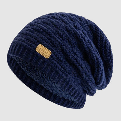 Casual Slouch Beanie with Fleece Lining