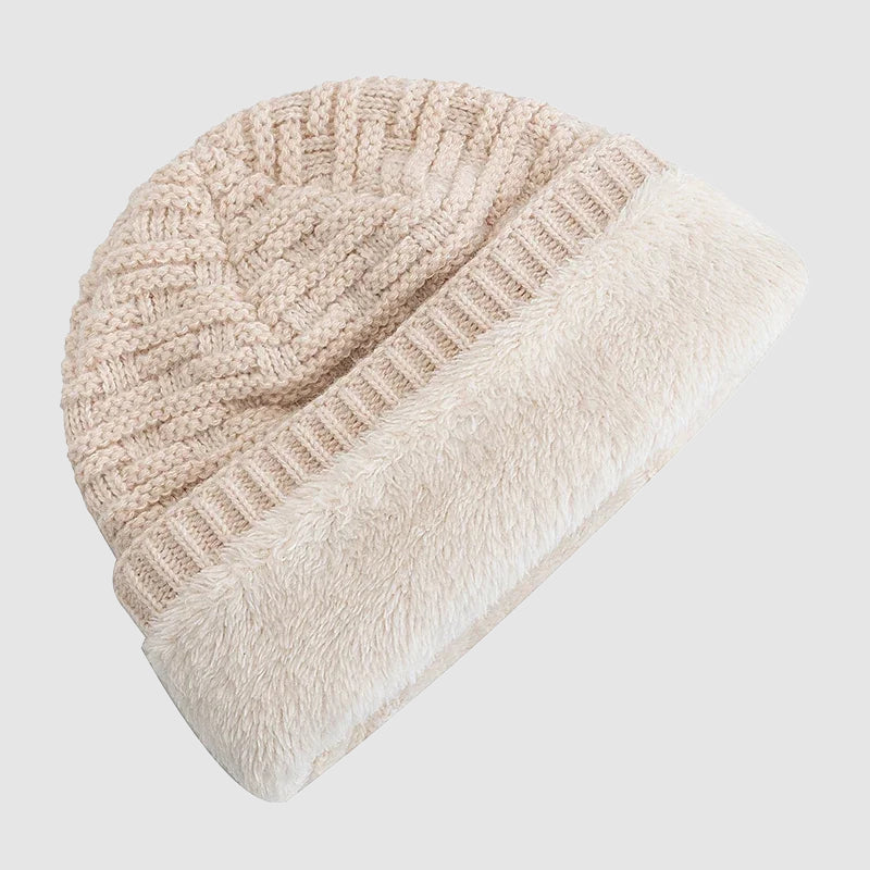 Casual Slouch Beanie with Fleece Lining