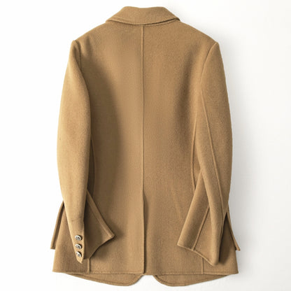 Claire Laurent Pearl Cashmere Coat