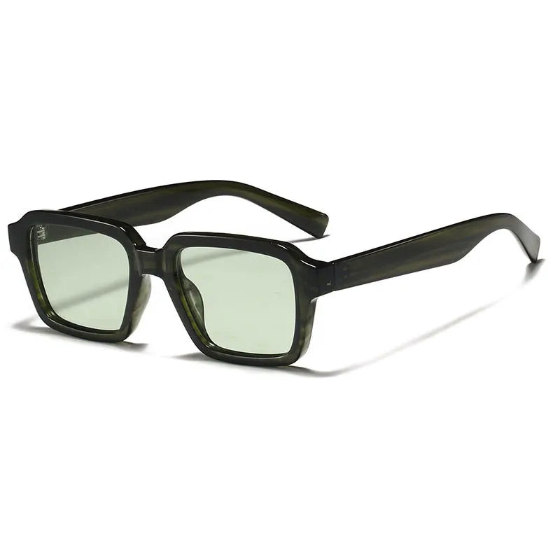 Clean-Line Sunglasses with Square Frames
