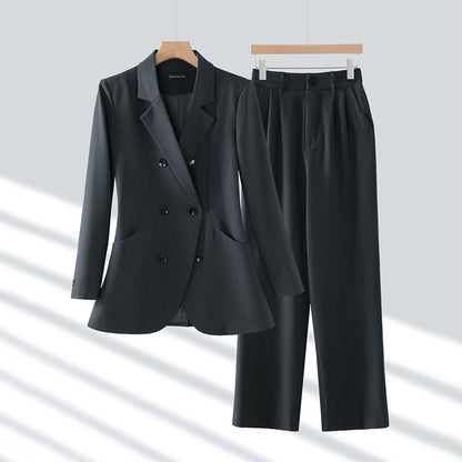 Elegant Women’s Blazer and Pants Suit
