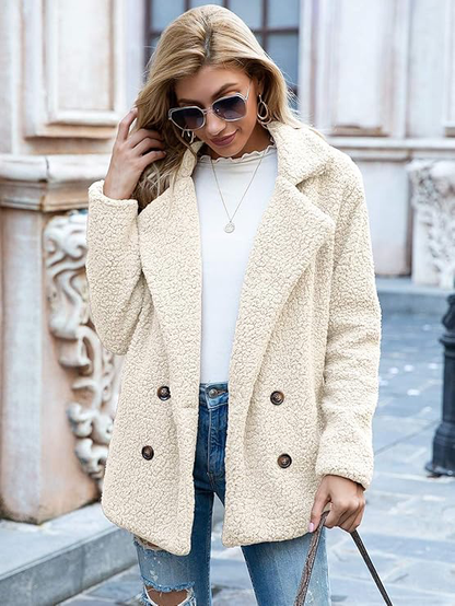 Fluffy Plush Teddy Coat